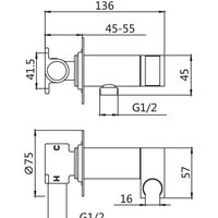 Гигиенический душ Shevanik S147T - Превью изображения №2 — Интернет-магазин Time-Shop
