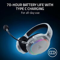 Наушники Razer Barracuda X Chroma (прозрачный) - Превью изображения №8 — Интернет-магазин Time-Shop