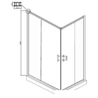 Душевой уголок Ambassador Kingston 14011101 120х80 - Превью изображения №8 — Интернет-магазин Time-Shop