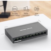Неуправляемый коммутатор Mercusys MS110P - Превью изображения №10 — Интернет-магазин Time-Shop