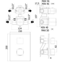 Смеситель Paffoni Elle LEQ518NO/M - Превью изображения №2 — Интернет-магазин Time-Shop