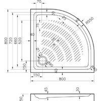 Душевой поддон Lavinia Boho Rock 37071800 80х80 - Превью изображения №7 — Интернет-магазин Time-Shop
