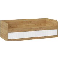 Кровать-тахта Трия Хилтон комбинированная 90x200 (дуб крафт золотой/белый матовый) - Превью изображения №3 — Интернет-магазин Time-Shop