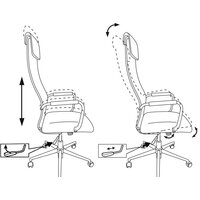 Офисное кресло Бюрократ KB-9N/ECO/OR-12 (бежевый) - Превью изображения №6 — Интернет-магазин Time-Shop