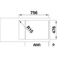 Кухонная мойка Blanco Lantos XL 6 S-IF Compact 523140 - Превью изображения №3 — Интернет-магазин Time-Shop