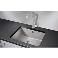 Кухонная мойка Granula GR-5551 (алюминиум) - Превью изображения №2 — Интернет-магазин Time-Shop