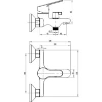 Смеситель Wellerein Aura 21AR54 - Превью изображения №7 — Интернет-магазин Time-Shop