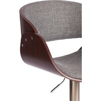 Стул TetChair Lando (серый/орех/хром) - Превью изображения №9 — Интернет-магазин Time-Shop