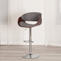 Стул TetChair Lando (серый/орех/хром) - Превью изображения №13 — Интернет-магазин Time-Shop