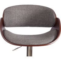 Стул TetChair Lando (серый/орех/хром) - Превью изображения №6 — Интернет-магазин Time-Shop