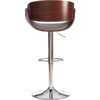 Стул TetChair Lando (серый/орех/хром) - Превью изображения №5 — Интернет-магазин Time-Shop