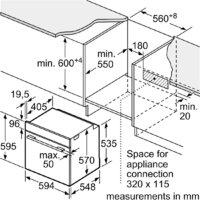 Электрический духовой шкаф Bosch Serie 4 HJA737BR0 - Превью изображения №8 — Интернет-магазин Time-Shop