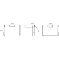 Держатель для туалетной бумаги Bemeta Via 135012012 - Превью изображения №2 — Интернет-магазин Time-Shop