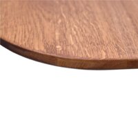 Кухонный стол ОКА Вейв 120-160x80x75 (дуб мореный/черный) - Превью изображения №6 — Интернет-магазин Time-Shop