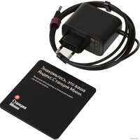 Умная колонка Яндекс Станция Мини 2 с часами (красный гранат) - Превью изображения №10 — Интернет-магазин Time-Shop