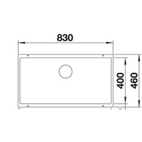 Кухонная мойка Blanco Subline 800-U (антрацит) - Превью изображения №4 — Интернет-магазин Time-Shop