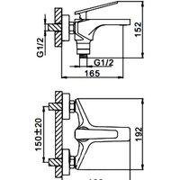 Смеситель FRAP H57 F3257 - Превью изображения №2 — Интернет-магазин Time-Shop