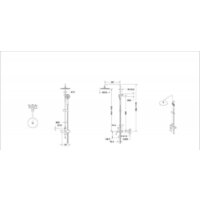 Душевая система  Bravat Rhein F6429564BW-A-ENG - Превью изображения №2 — Интернет-магазин Time-Shop
