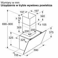 Кухонная вытяжка Bosch Serie 2 DWK65DK20 - Превью изображения №9 — Интернет-магазин Time-Shop