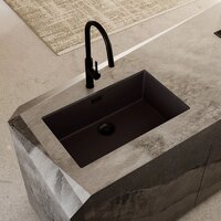 Кухонная мойка Globalo Aurilio 80.1 Dark Chocolate Clean Tech - Превью изображения №2 — Интернет-магазин Time-Shop