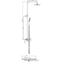 Душевая система  Maxonor Pure Life PL2486-9 - Превью изображения №2 — Интернет-магазин Time-Shop