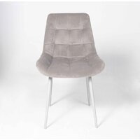 Стул Алвест AV 405 (бежевый бархат Confetti smoke/белый) - Превью изображения №3 — Интернет-магазин Time-Shop