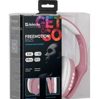 Наушники Defender FreeMotion B525 (розовый/белый) - Превью изображения №5 — Интернет-магазин Time-Shop