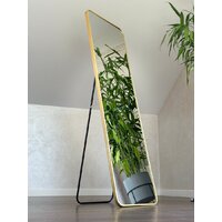 Зеркало EMZE Закругленные углы 45х150 DK0919.AUR (золото) - Превью изображения №7 — Интернет-магазин Time-Shop