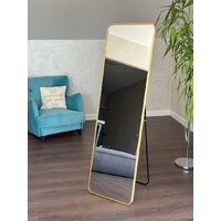 Зеркало EMZE Закругленные углы 45х150 DK0919.AUR (золото) - Превью изображения №5 — Интернет-магазин Time-Shop