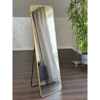 Зеркало EMZE Закругленные углы 45х150 DK0919.AUR (золото) - Превью изображения №8 — Интернет-магазин Time-Shop