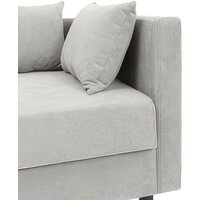 Тахта Krones Эллада (велюр, светло-серый) - Превью изображения №3 — Интернет-магазин Time-Shop