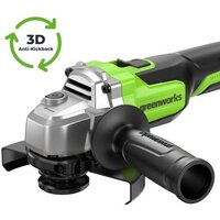 Угловая шлифмашина Greenworks AG590 3201007CUB (с 1-им АКБ, сумка) - Превью изображения №5 — Интернет-магазин Time-Shop