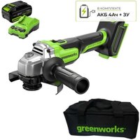 Greenworks AG590 3201007CUB (с 1-им АКБ, сумка)