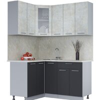 Интерлиния Мила 12x15 (бетон лайт-антрацит-опал светлый)