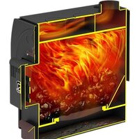 Свободностоящая печь-камин Теплодар Локомотивъ 120 - Превью изображения №2 — Интернет-магазин Time-Shop