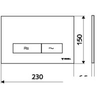 Панель смыва Schell Konkav (хром) 031220699 - Превью изображения №2 — Интернет-магазин Time-Shop