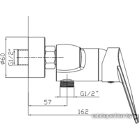 Смеситель Armatura Topaz 4016-010-00 - Превью изображения №2 — Интернет-магазин Time-Shop