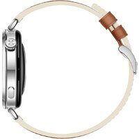 Умные часы Huawei Watch GT 6 41 мм (серебристый, с коричневым кожаным ремешком, международная версия) - Превью изображения №5 — Интернет-магазин Time-Shop