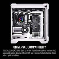 Система жидкостного охлаждения для процессора Thermaltake Toughliquid 240 ARGB Sync CL-W319-PL12BL-A - Превью изображения №7 — Интернет-магазин Time-Shop