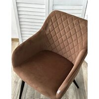 Стул с подлокотниками M-City Brandy 629M05175 (505-11 кофе/черный) - Превью изображения №2 — Интернет-магазин Time-Shop