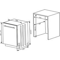 Встраиваемая посудомоечная машина Kluge KVD6002P - Превью изображения №3 — Интернет-магазин Time-Shop