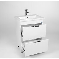  Viant Тумба с умывальником Лима Como 60 VLIM60CO-T2Y+S-UM-COM60/1-w - Превью изображения №3 — Интернет-магазин Time-Shop