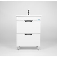  Viant Тумба с умывальником Лима Como 60 VLIM60CO-T2Y+S-UM-COM60/1-w - Превью изображения №2 — Интернет-магазин Time-Shop