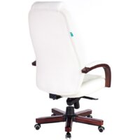 Офисное кресло Бюрократ T-9923WALNUT/IVORY (слоновая кость) - Превью изображения №7 — Интернет-магазин Time-Shop