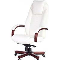 Офисное кресло Бюрократ T-9923WALNUT/IVORY (слоновая кость) - Превью изображения №3 — Интернет-магазин Time-Shop