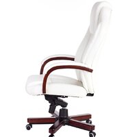 Офисное кресло Бюрократ T-9923WALNUT/IVORY (слоновая кость) - Превью изображения №4 — Интернет-магазин Time-Shop