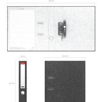 Папка-регистратор Erich Krause Basic 50 мм 70 (серый) - Превью изображения №4 — Интернет-магазин Time-Shop