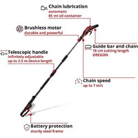 Высоторез Einhell GP-LC 18/20 Li T BL – Solo 3410971 (без АКБ) - Превью изображения №4 — Интернет-магазин Time-Shop