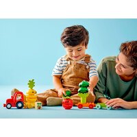 Конструктор LEGO Duplo 10982 Трактор для перевозки овощей и фруктов - Превью изображения №7 — Интернет-магазин Time-Shop