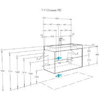  Акватон Тумба под умывальник Оливия 90 1A254401OLUG0 - Превью изображения №4 — Интернет-магазин Time-Shop